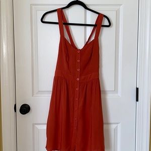 Beautiful orange summer dress